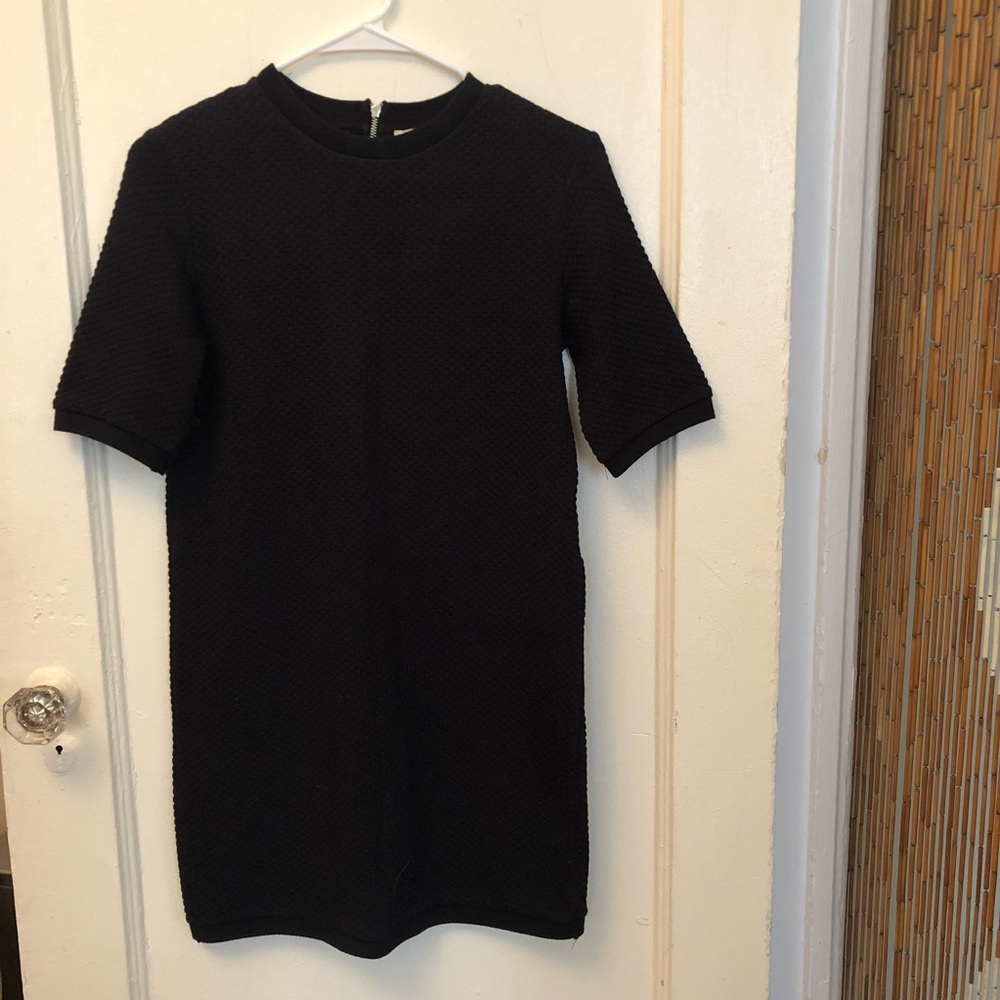 Zara black sweater mini dress
